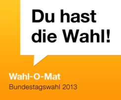 Banner: Wahl-O-Mat Bundestagswahl 2013